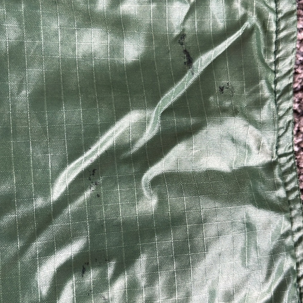 Vintage LL Bean Goose Down Vest - Army Green size Small - Picture 8 of 8